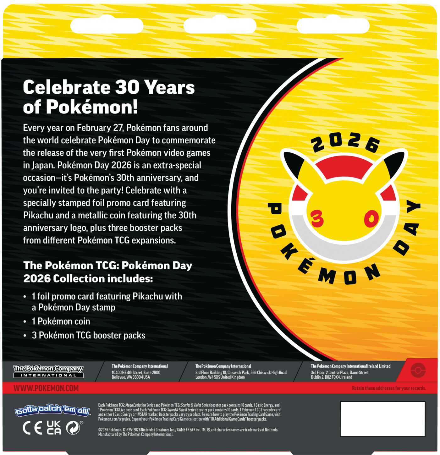 Pokémon TCG: 2026 Pokémon Day Collection